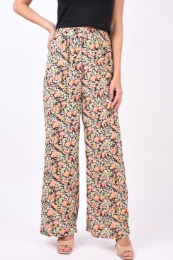 Pantaloni Dama Vero Moda Vmambra Hw Loose Black/Amber